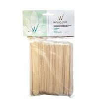 Шпатель деревянный ITALWAX СРЕДНИЕ (11,4х1см), 100 шт 