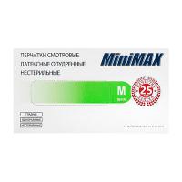 Перчатки MiniMax (50 пар) латексные р.М