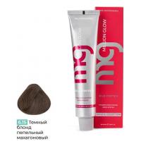 Крем-краска для волос TNL Million glow Private collection Silk protein 6.15 Темный блонд пепельный м