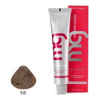 Крем-краска для волос TNL Million glow Private collection Silk protein оттенок 7.0 блонд 100 мл
