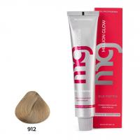 Крем-краска для волос TNL Million glow Private collection Silk protein 912 Осветляющий пепельный пер