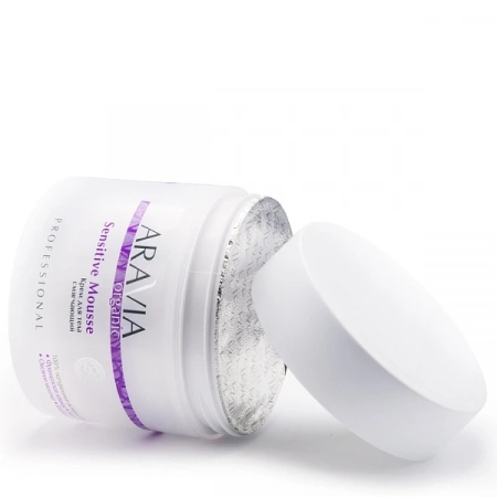 Крем для тела смягчающий Sensitive Mousse Aravia Organic, 300 мл