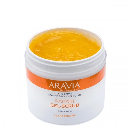 Гель-скраб против вросших волос Papain gel-scrub, 300 мл