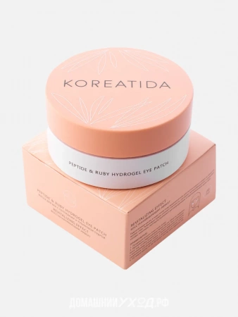 Патчи KOREATIDA с пептидами и рубиновой пудрой, 90 г